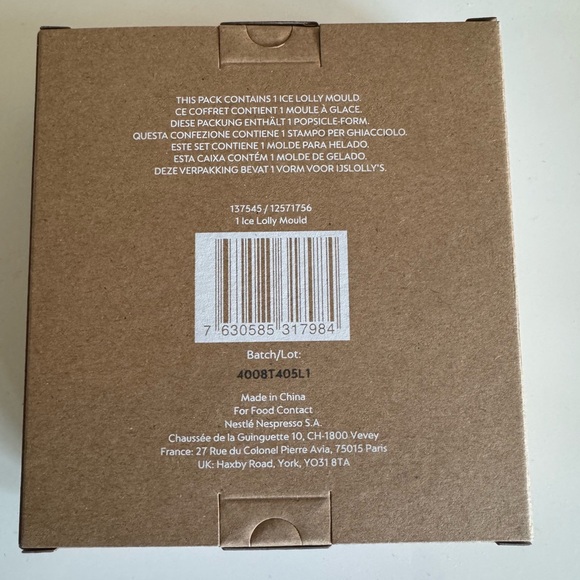 Nespresso Limited Edition Lolly Molds - Picture 9 of 10